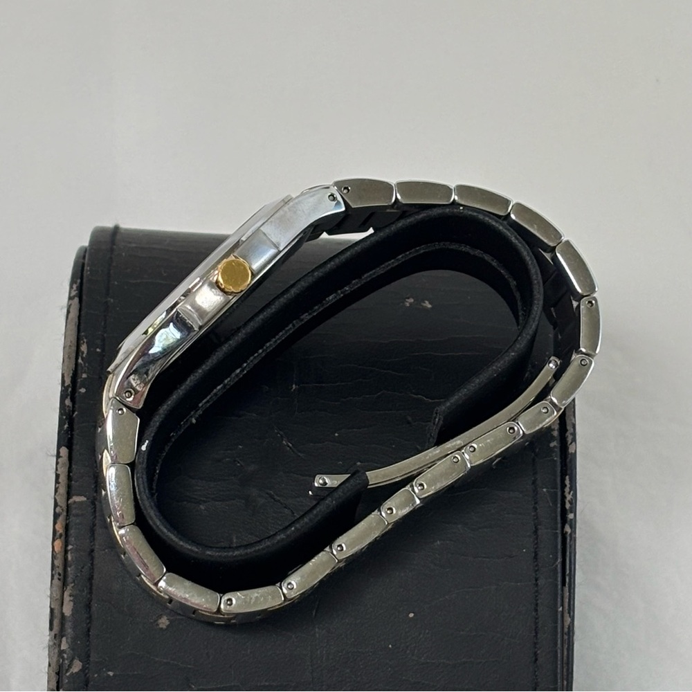 Movado Two-Tone Stainless Steel Watch with Black Dial - Picture 3 of 14